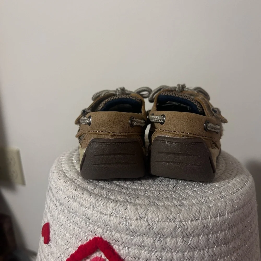 Tan Kids Moccasin Shoes